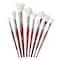 Silver Brush Limited Silver Mops™ 8 Piece Round and Oval White Brush Set